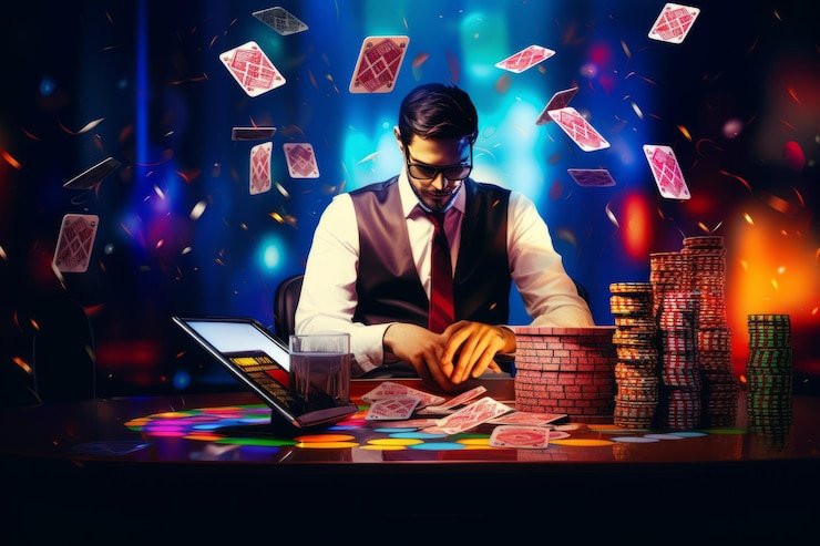 Pertandingan tinju profesional di platform panjislot